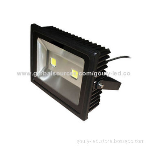 Waterproof 50W Projector, White/Silver/Black Shell, 12/24V DC/85-265V AC, Available in White and RGB